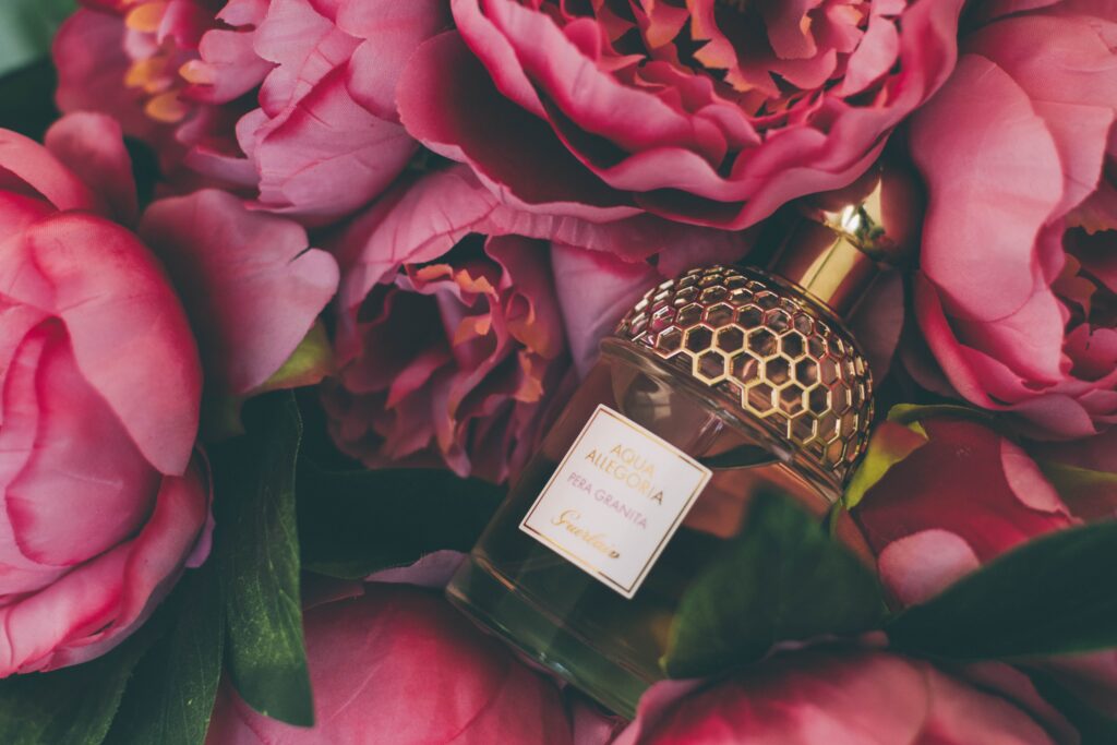 perfume in flowers